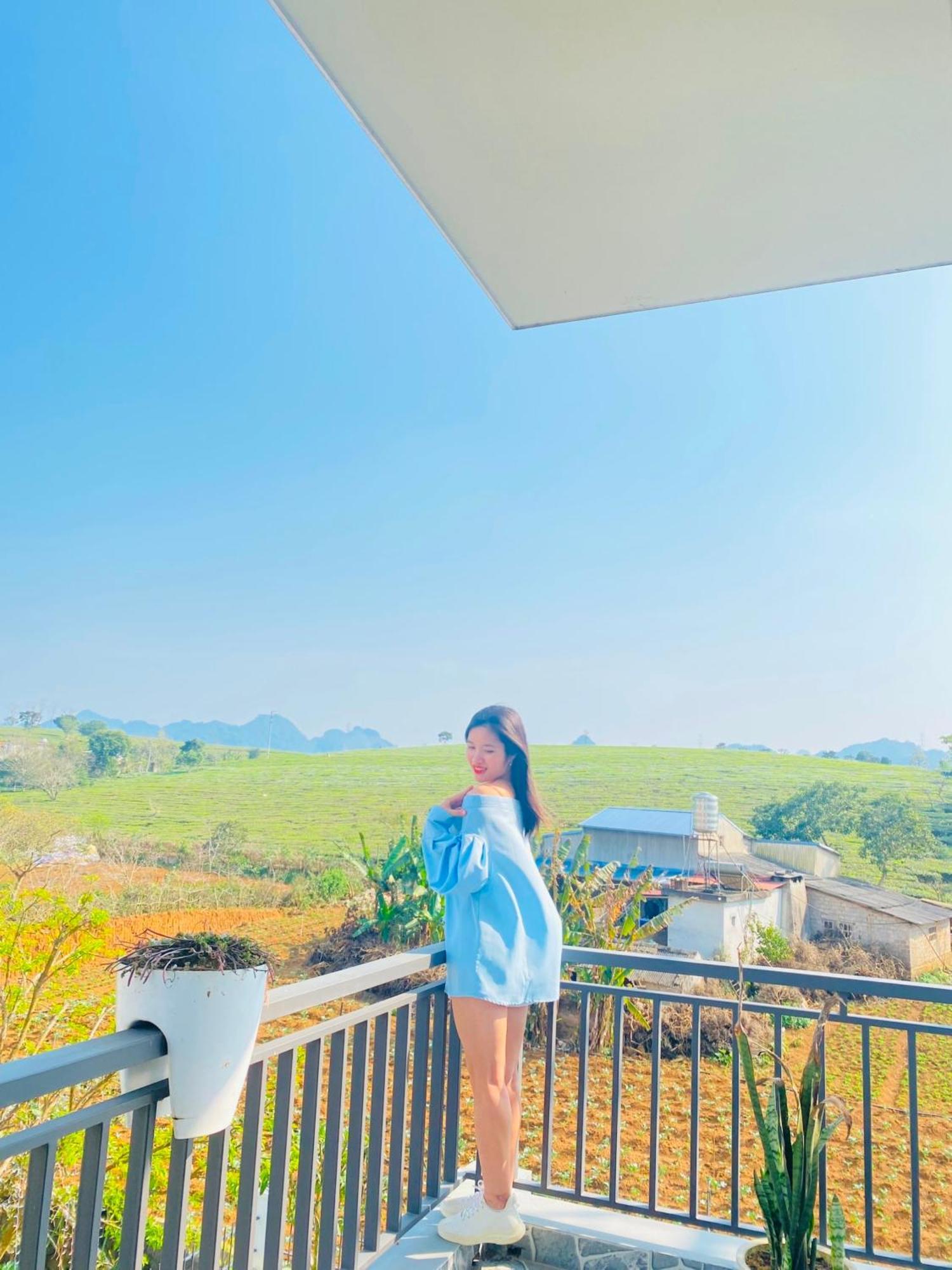 Doi Che Hotel Moc Chau Bagian luar foto